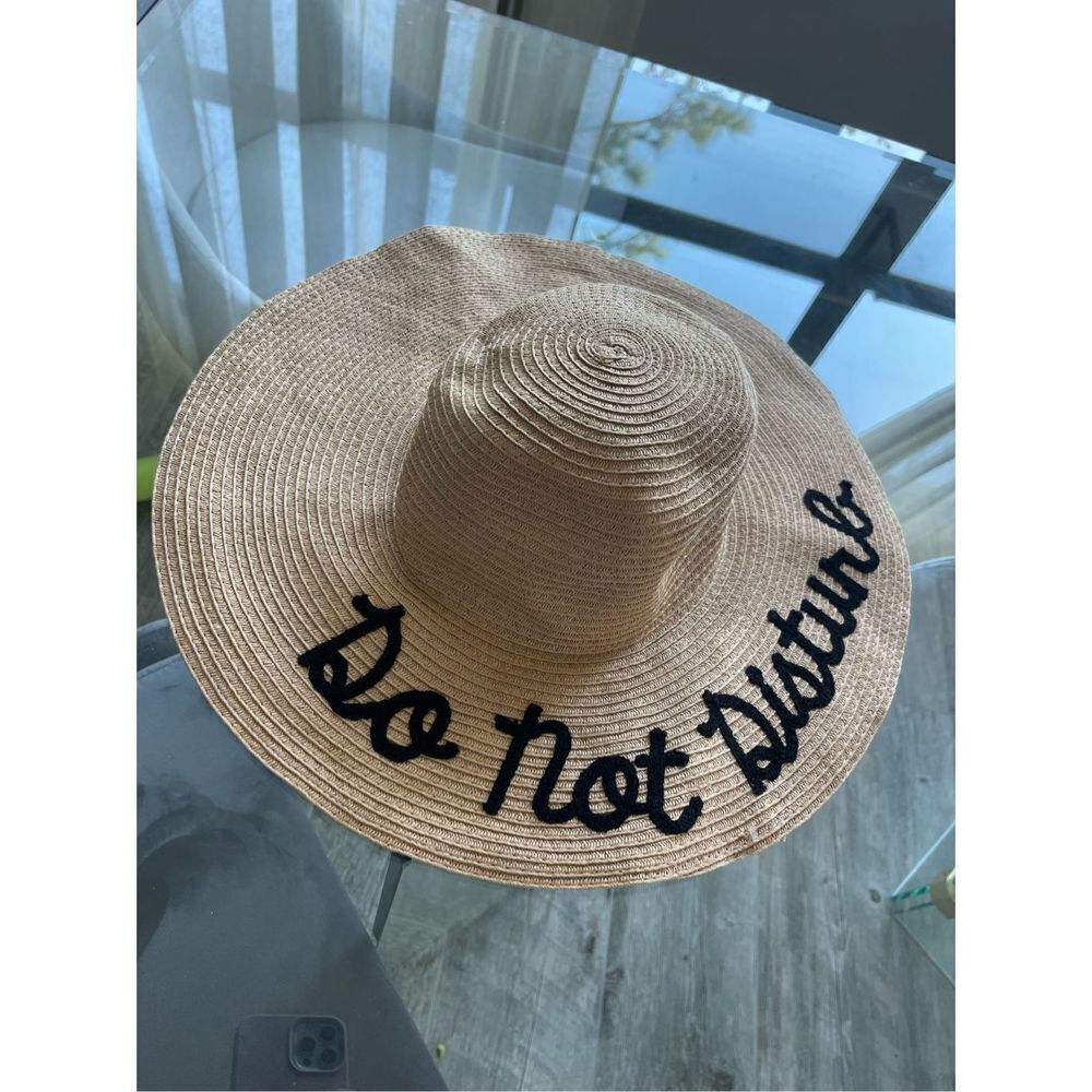 Do not disturb straw hat